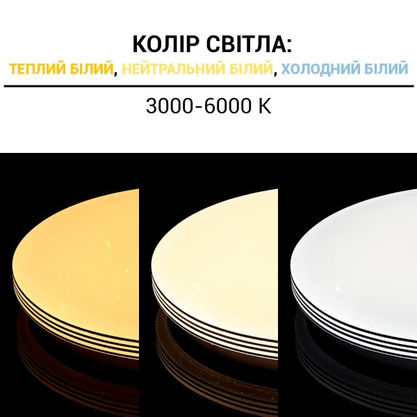 Накладной светильник Biom SMART 220V 50W 3000-6000K 4000Lm IP20 Матовый (Frosted) (SML-R04-50/2), 100017851