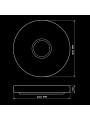 Накладной светильник Biom SMART RGB 220V 50W RGB + 3000-6000K 4000Lm IP20 Звёздное небо (SML-R26-50-M-RGB), 100021024