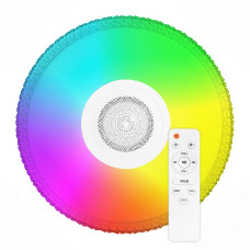 Потолочный светильник Biom SMART 230V 55W RGB+3000-6000K IP20 с д/у музыкальный BT APP (SML-R47-55-M-RGB)