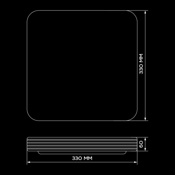 Накладной светильник Biom SMART 220V 50W 3000-6000K 4000Lm IP20 Звёздное небо (SML-S01-50/2), 100020442