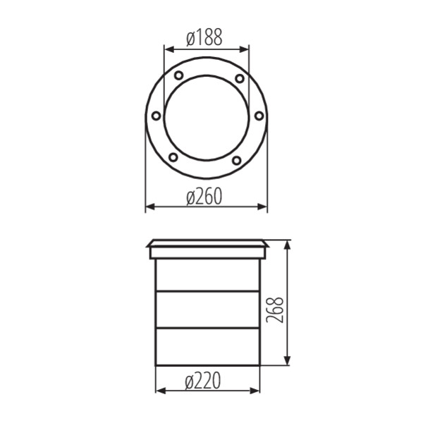 Вуличний світильник KANLUX TURRO LED 3X15W-NW (18983) , 100024951