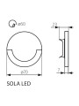 Настенный светильник KANLUX Sola LED WW (23100), 100013134