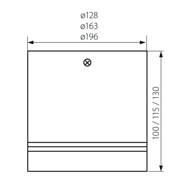 Точечный светильник KANLUX Omeris N LED 25W-NW-W (23362), 100012872
