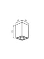 Точковий світильник KANLUX GORD XS DLP-50-B (25476) , 100024892