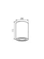Точковий світильник KANLUX BORD XS DLP-50-W (25479) , 100024894