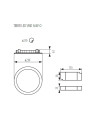 Потолочный светильник KANLUX Tiberi LED SMD 36W-O (25511), 100013229