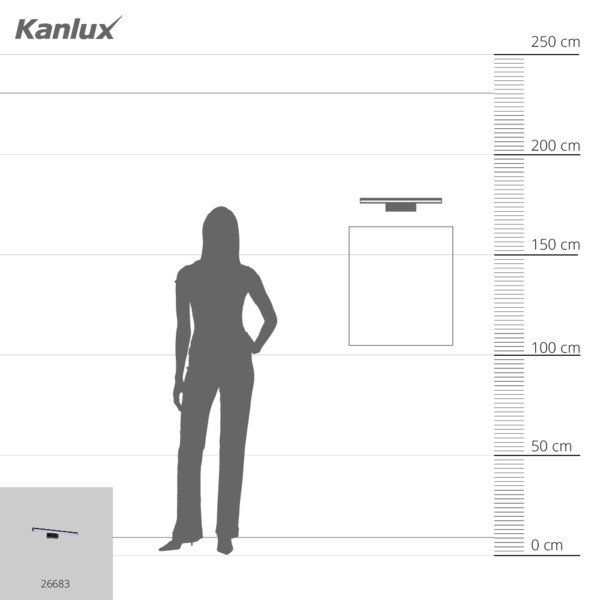 Подсветка KANLUX ASTEN IP44 8W-NW-B (26683), 100024798