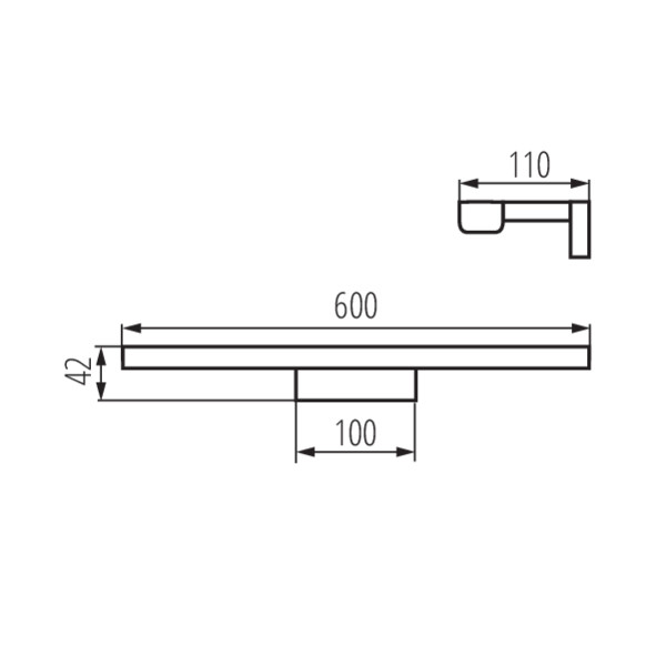 Подсветка KANLUX ASTEN IP44 12W-NW-B (26684), 100024799