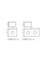 Точечный светильник KANLUX Torim DLP-50 B-W (28461), 100024588