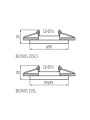 Точечный светильник KANLUX Bonis Dso-c (28701), 100024657