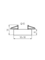 Точечный светильник KANLUX MINI GORD DLP-50-B (28781), 100024674