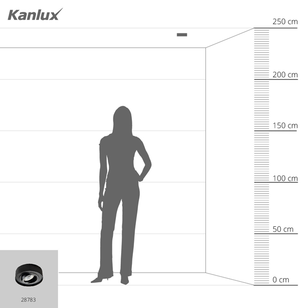 Точечный светильник KANLUX MINI BORD DLP-50-B (28783), 100024662
