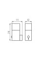 Вуличний світильник KANLUX VADRA 21L-UP SE (29011) , 100024671