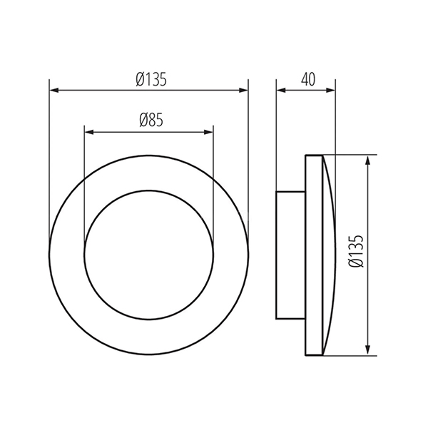 Уличный светильник KANLUX FORRO LED EL 8W-W (29251), 100024684