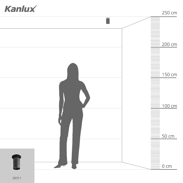 Точечный светильник KANLUX CHIRO GU10 DTO-B (29311), 100024729