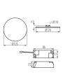 Світильник KANLUX типу downlight AREL LED DO 10W-NW (29584) , 100024720