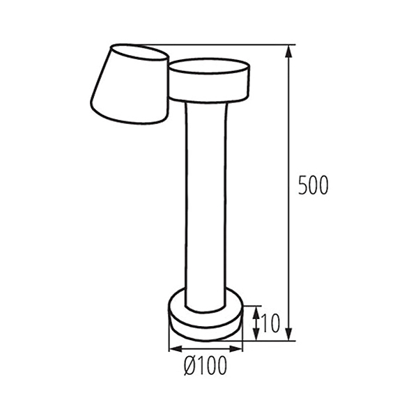Уличный светильник KANLUX DROMI LED 50 7W-GR (32532), 100024735