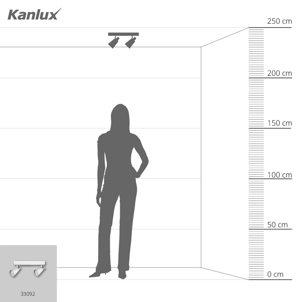 Точковий світильник KANLUX SEMPRA EL-2I W-SR (33092) , 100024724
