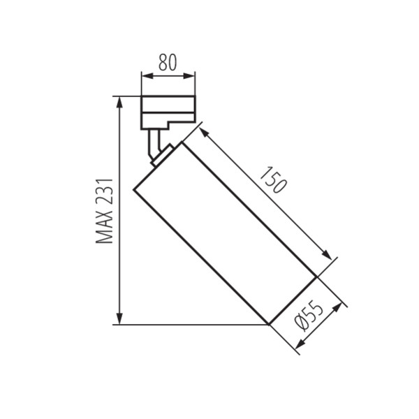Светильник трековый KANLUX ATL2 GU10-W (33138), 100024779