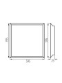 Светодиодный светильник KANLUX BLINGO IPRN38W 6060NW (33174), 100024901