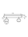Точечный светильник KANLUX GALOBA EL-2I B (33675), 100024828