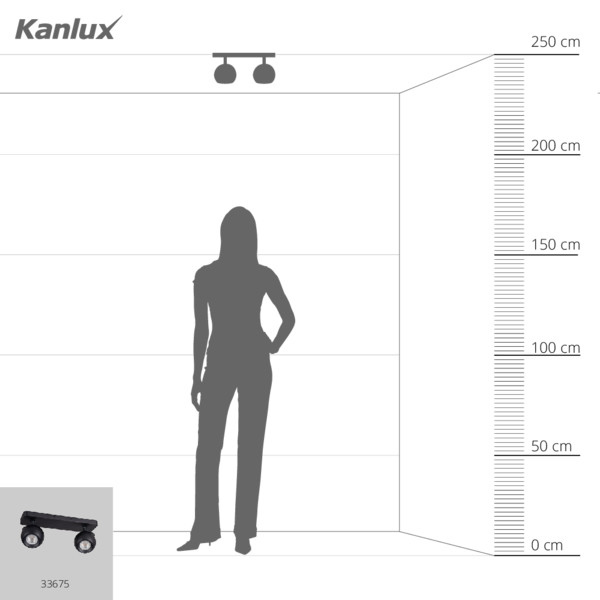 Точечный светильник KANLUX GALOBA EL-2I B (33675), 100024828