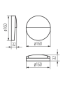 Уличный светильник KANLUX DULI LED 6,5W-NW-O-GR (33753), 100024820