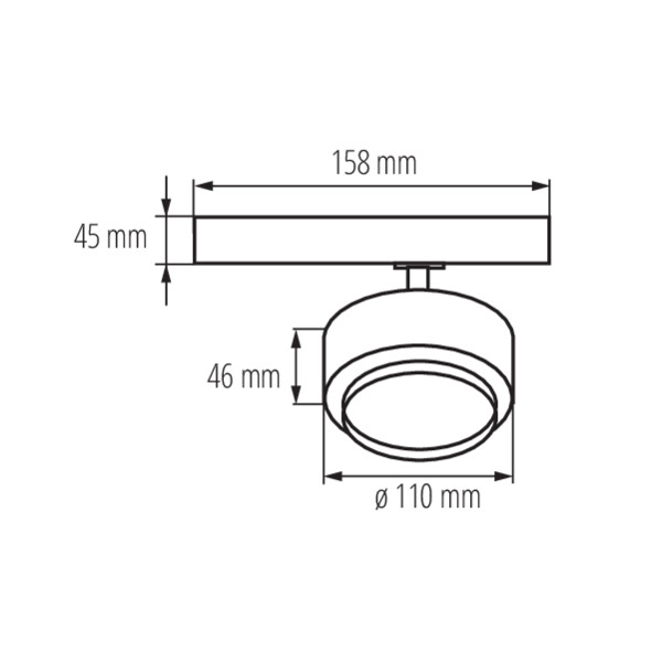 Светильник трековый KANLUX BTL 28W-940-B (35657), 100024880