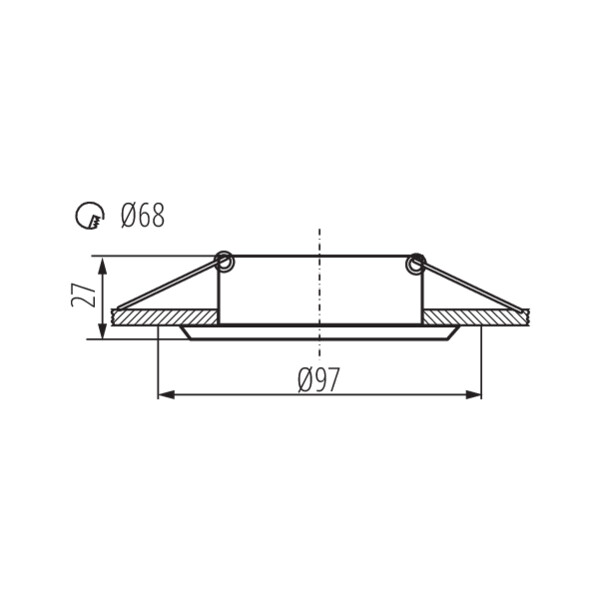 Точечный светильник KANLUX LIGLO DSO B (35777), 100024998