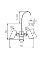 Люстра KANLUX AGZAR C 3xE14 B (36252) , 100024896