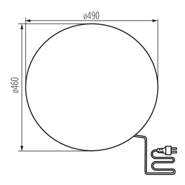 Уличный светильник KANLUX STONO 490 N (36592), 100024933
