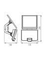 Светодиодный солнечный светильник KANLUX FL SOLNAR SLR 8W NW-B (36605), 100024952