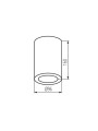 Точечный светильник KANLUX AQILO E27 IP65 DSO-GR (36643), 100024970