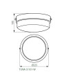Стельовий світильник KANLUX Tuna S1101-W (4260) , 100013241