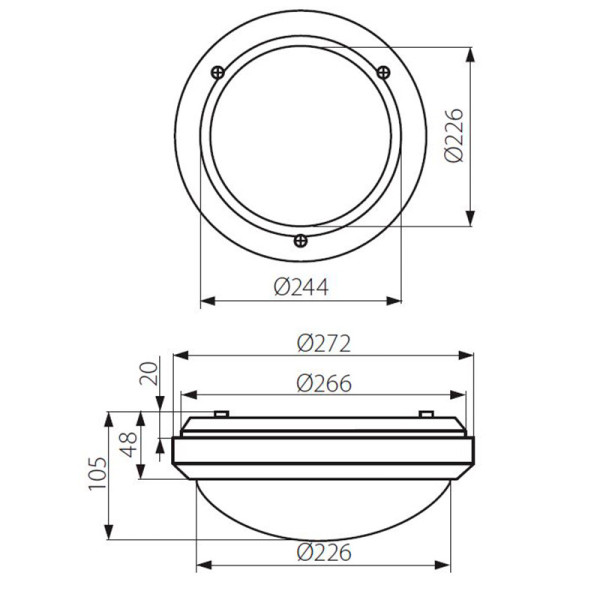 Потолочный светильник KANLUX Marc DL-60 (7015), 100013259