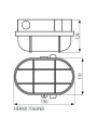 Стельовий світильник KANLUX Hermi 7063NB (70524) , 100013300