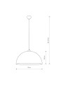Люстра Nowodvorski Hemisphere Super L GX53 4x8W IP20 Copper (10297) , 100022940