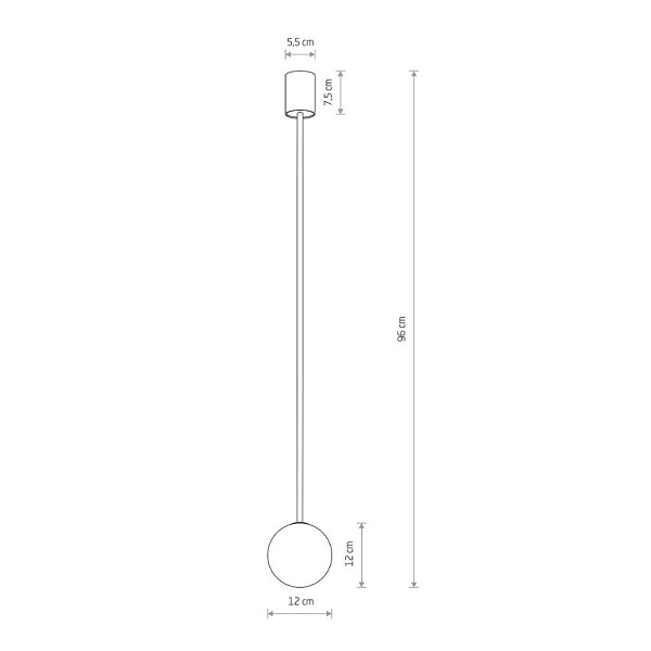 Подвесной светильник Nowodvorski Kier G9 1x12W IP20 Bl (10307), 100022950