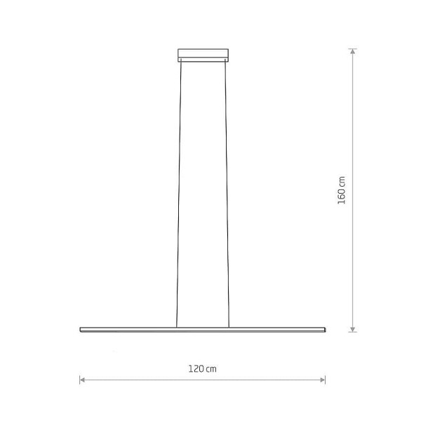 Підвісний світильник Nowodvorski Bar LED 1x24W 3000K 800Lm IP20 Bl (10363) , 100022974