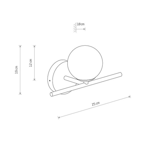 Светильник Nowodvorski Aralia G9 1x5W IP44 Br (10527), 100023064