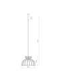 Підвісний світильник Nowodvorski Kymi С E27 1x60W IP20 Bl (10575) , 100023048