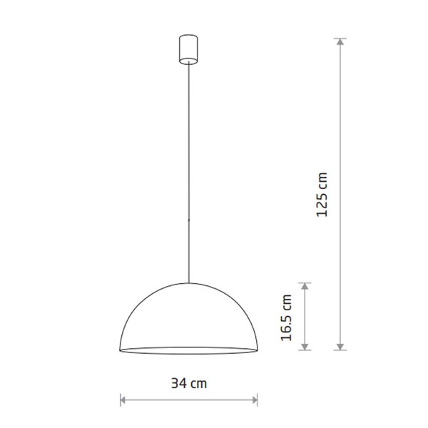 Люстра Nowodvorski Hemisphere Super S GX53 1x8W IP20 Wh (10701), 100023124