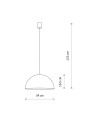 Люстра Nowodvorski Hemisphere Super S GX53 1x8W IP20 Wh (10701), 100023124
