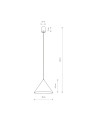 Подвесной светильник Nowodvorski Zenith M GU10 1x20W IP20 Umbra Gray (10879), 100023113