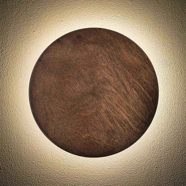 Светильник Nowodvorski Ring Timber Led M 1x10W 3000K 130Lm IP20 Brown (11290), 100024476