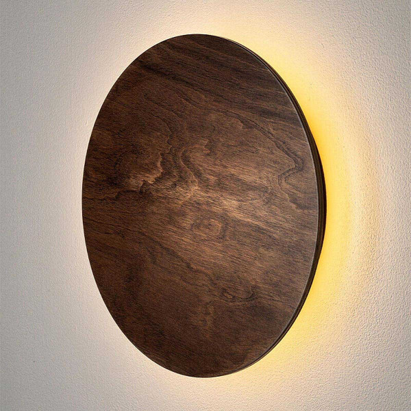 Светильник Nowodvorski Ring Timber Led M 1x10W 3000K 130Lm IP20 Brown (11290), 100024476