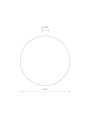 Светильник Nowodvorski Ring Timber Led M 1x10W 3000K 130Lm IP20 Brown (11290), 100024476