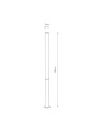 Светильник уличный Nowodvorski Mia L Led 1x100W 3000K 7800Lm IP54 Bk (11375), 100024465
