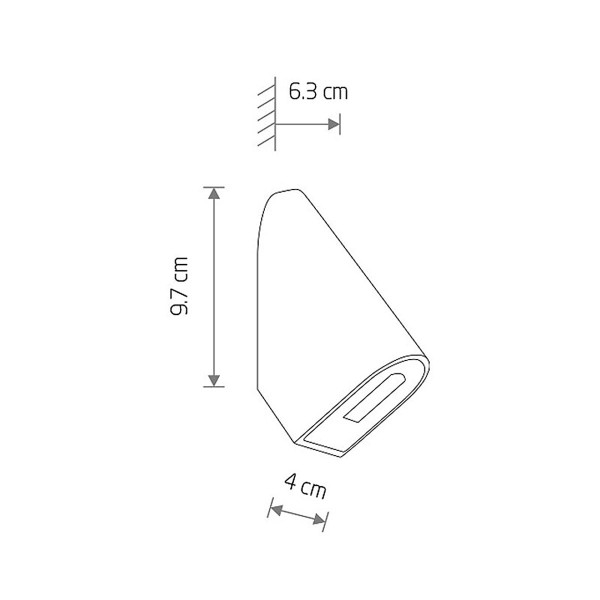 Светильник уличный Nowodvorski Cline Led 1x3W 3000K 130Lm IP54 Bk (11377), 100024459
