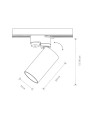 Світильник Nowodvorski Profile Mono GU10 10W IP20 Bl/Gold (7582) , 100023056